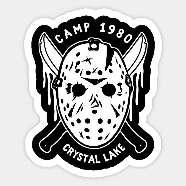 Camp Crystal Lake Sticker by HeichousArt